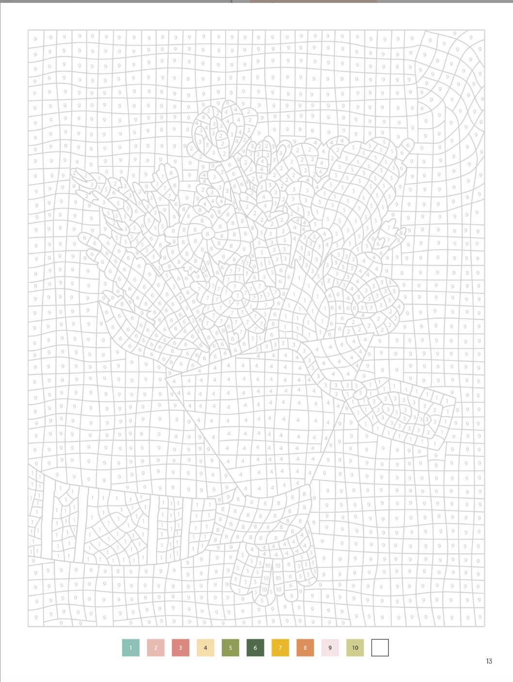 Color By Numbers Flowers & Bouquets