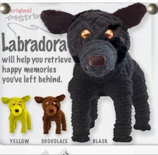 Labradora the Lab String Doll Keychain