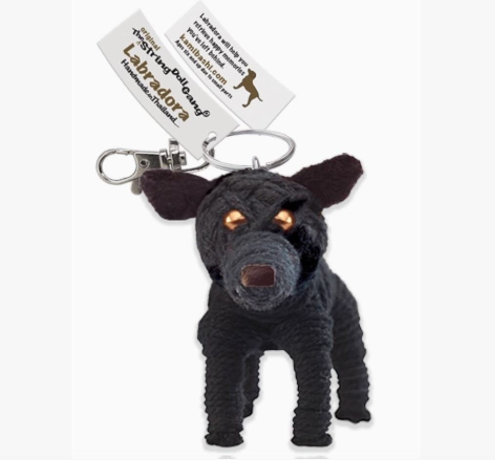 Labradora the Lab String Doll Keychain
