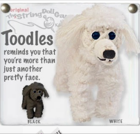 Toodles the Poodle String Doll Keychain