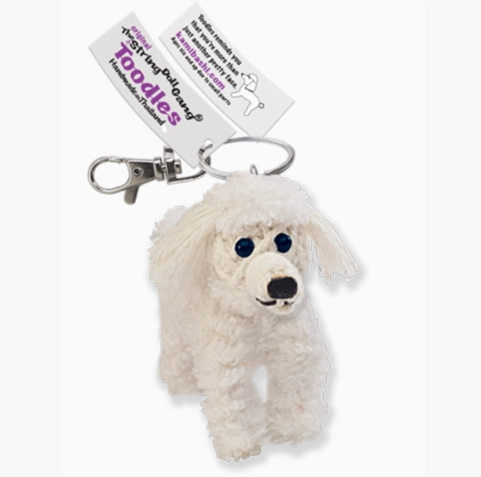 Toodles the Poodle String Doll Keychain