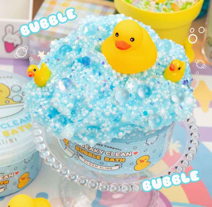 Squeaky Clean Bubble Bath Floam Signature Slime