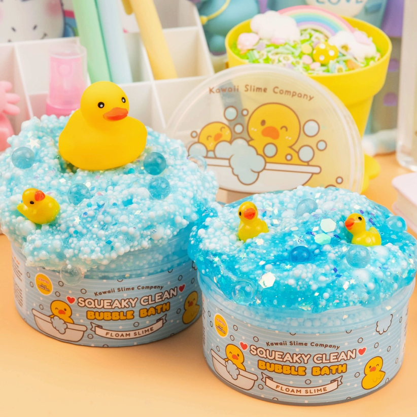 Squeaky Clean Bubble Bath Floam Signature Slime