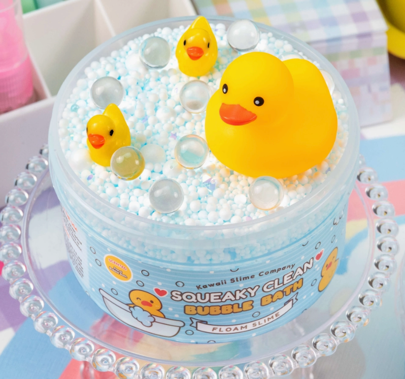 Squeaky Clean Bubble Bath Floam Signature Slime