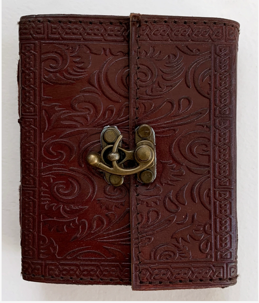 Leather Journal Embossed - 4x5