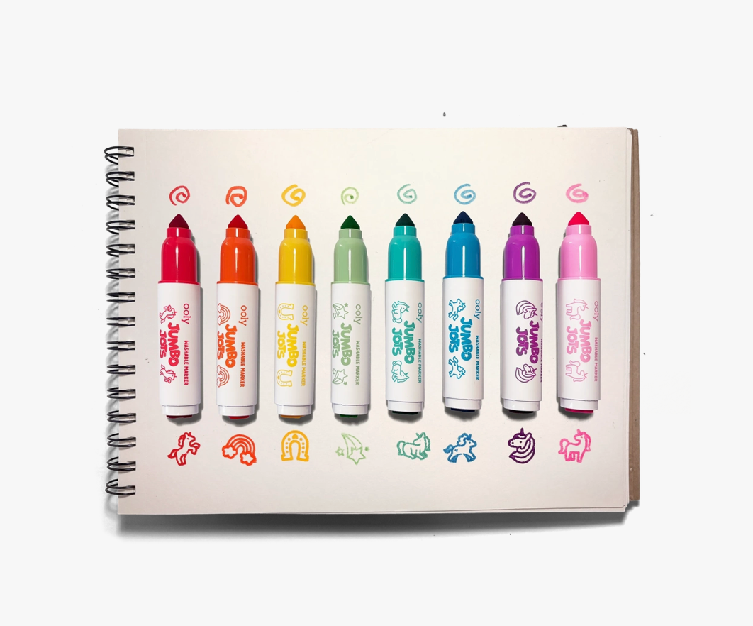 Jumbo Jots Dual Tip Unicorn Stamp Markers