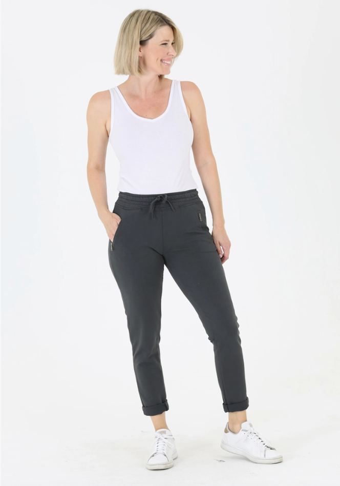 French Terry Joggers w/ Zipper Pocket