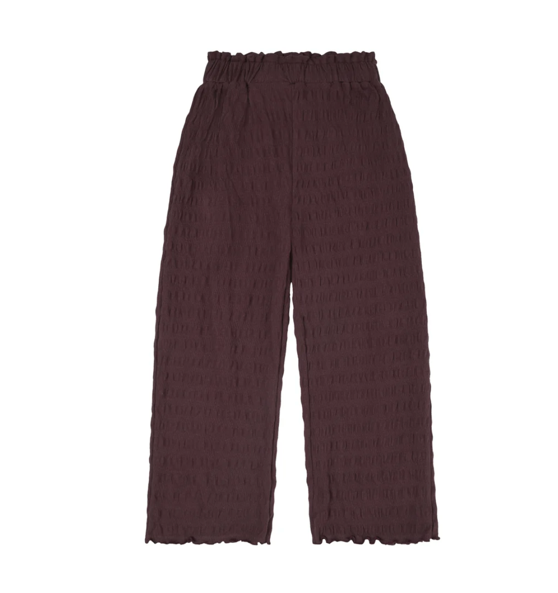 Girls Ruched Plum Pants