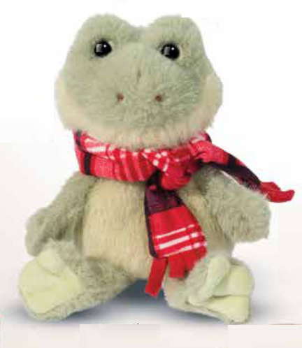 Flip the Holiday Frog Stuffed Animal