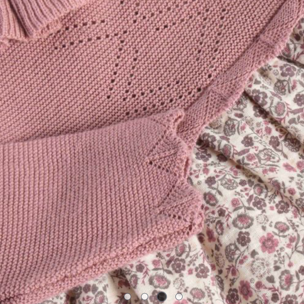 Baby Mix Print Knit Floral Dress