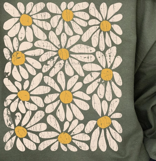 Vintage Daisies Sweatshirt
