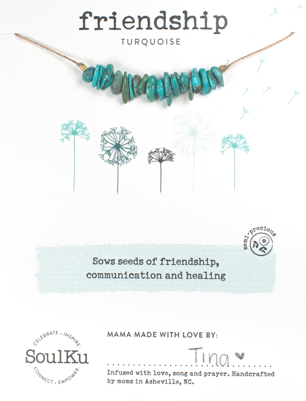 Seed Necklace - Turquoise for Friendship