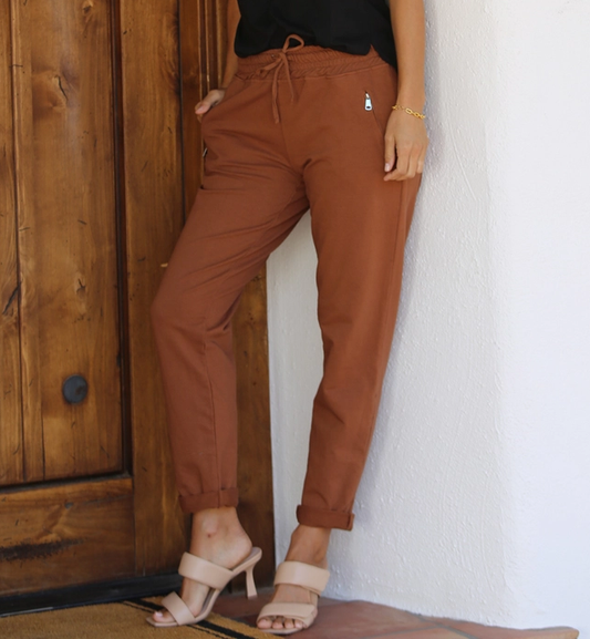 French Terry Joggers w/ Zipper Pocket