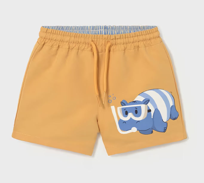 Baby Boy Hippo Swim Shorts
