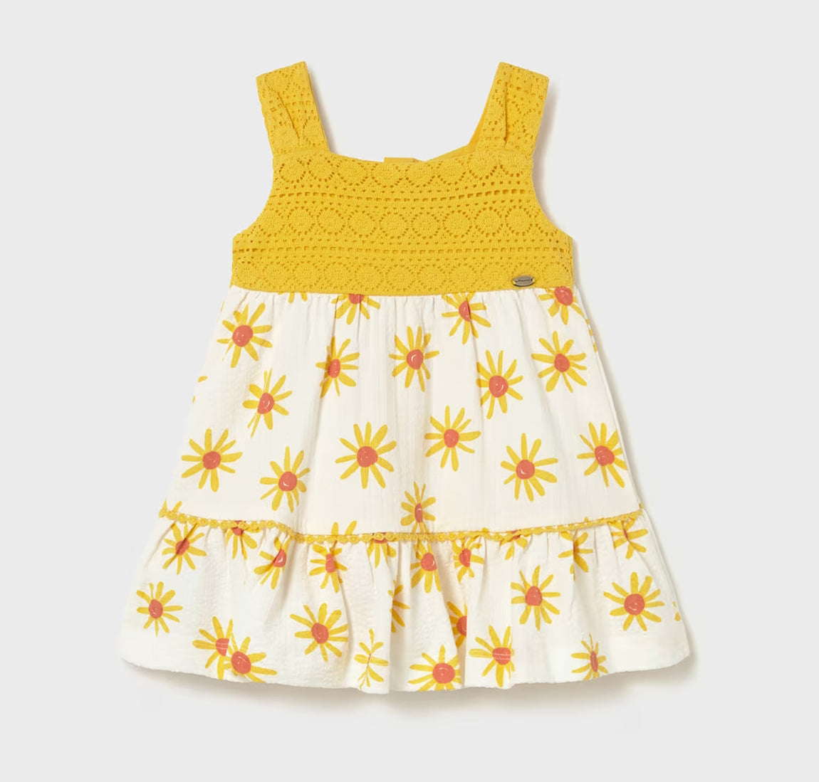 Baby Yellow Flower Dress