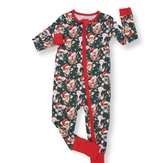 Toddler Mooey Christmas Bamboo Pajamas