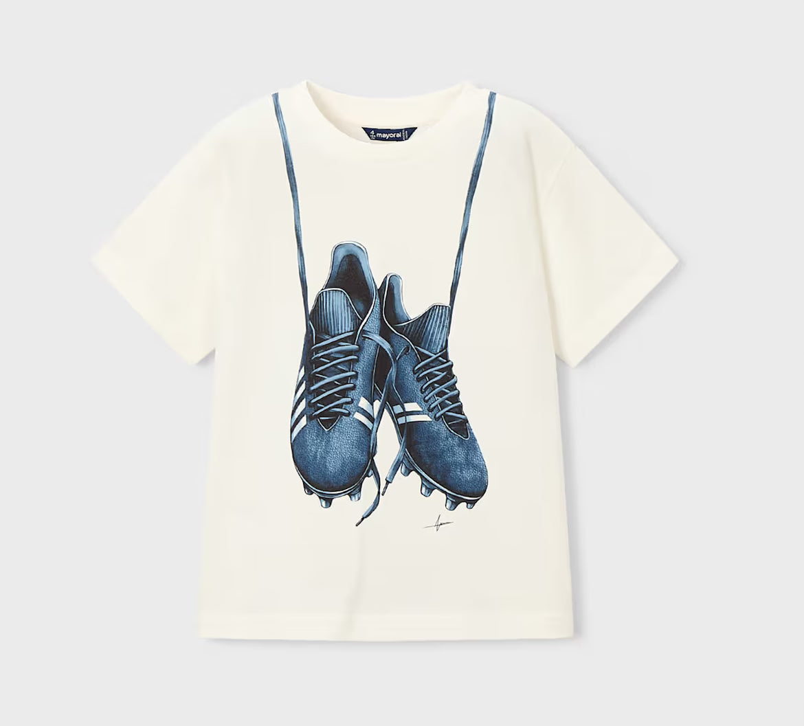 Kids Soccer Cleats Graphic Tee