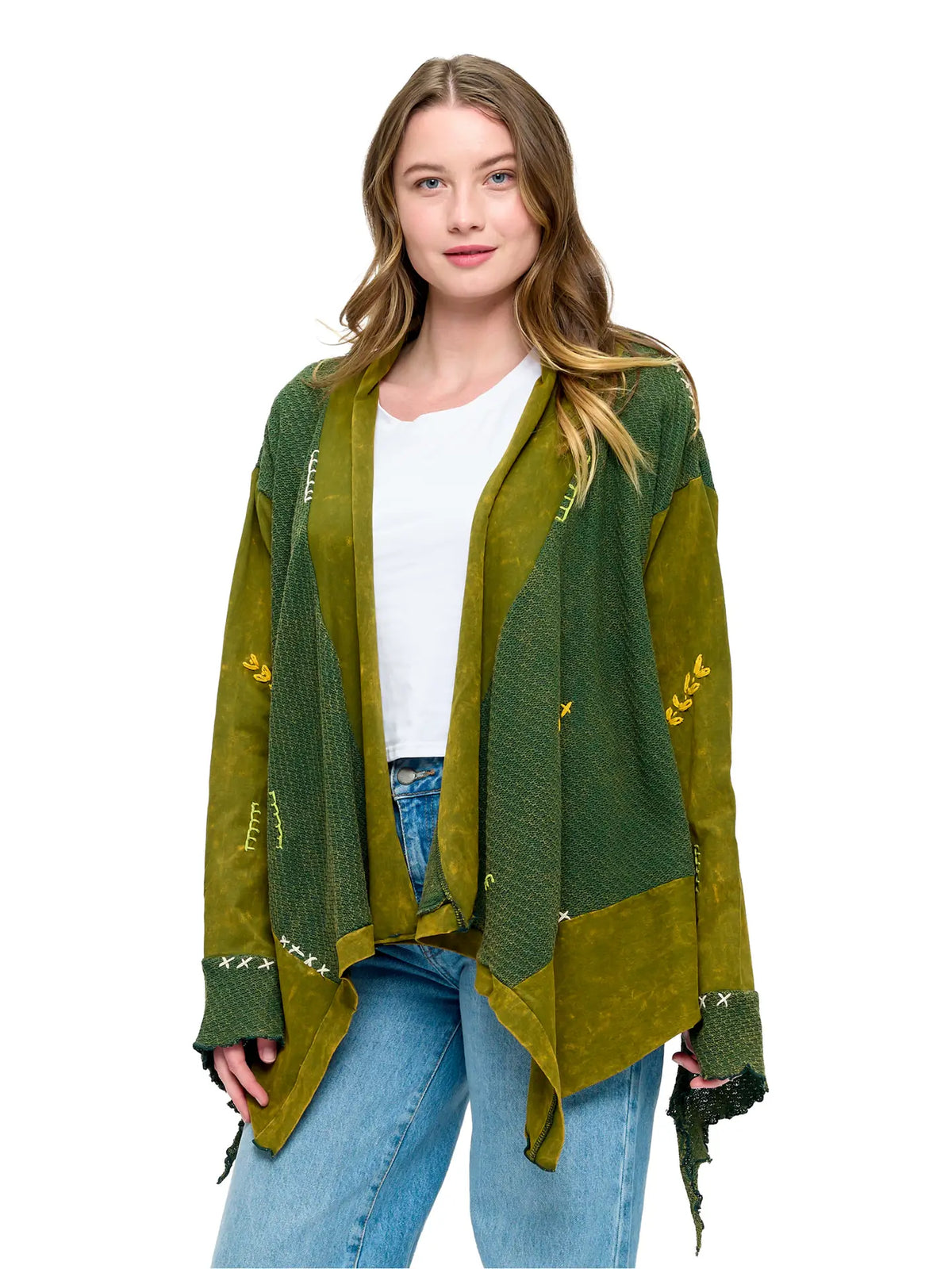 Vintage Washed Boheminan Cardigan