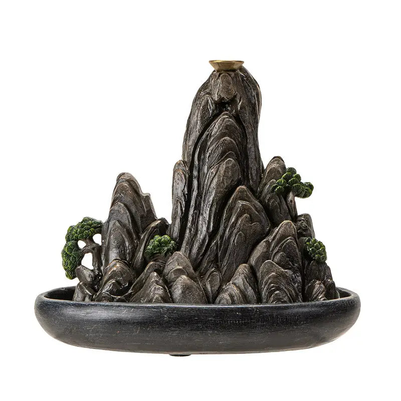 Mountain Scenery Backflow Incense Burner