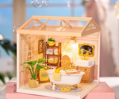 Miniature House Kit: Pop Bubble Bathroom