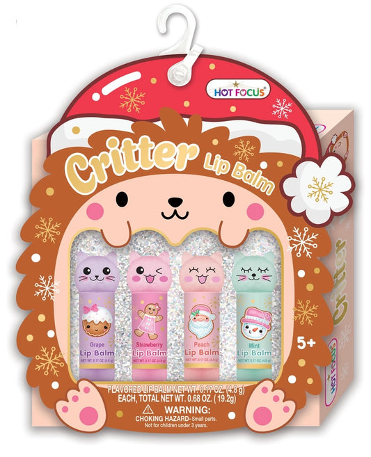 Holiday Critter Lip Balm Set