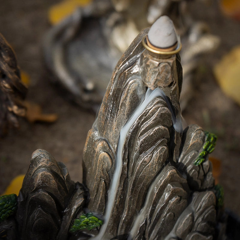 Mountain Scenery Backflow Incense Burner