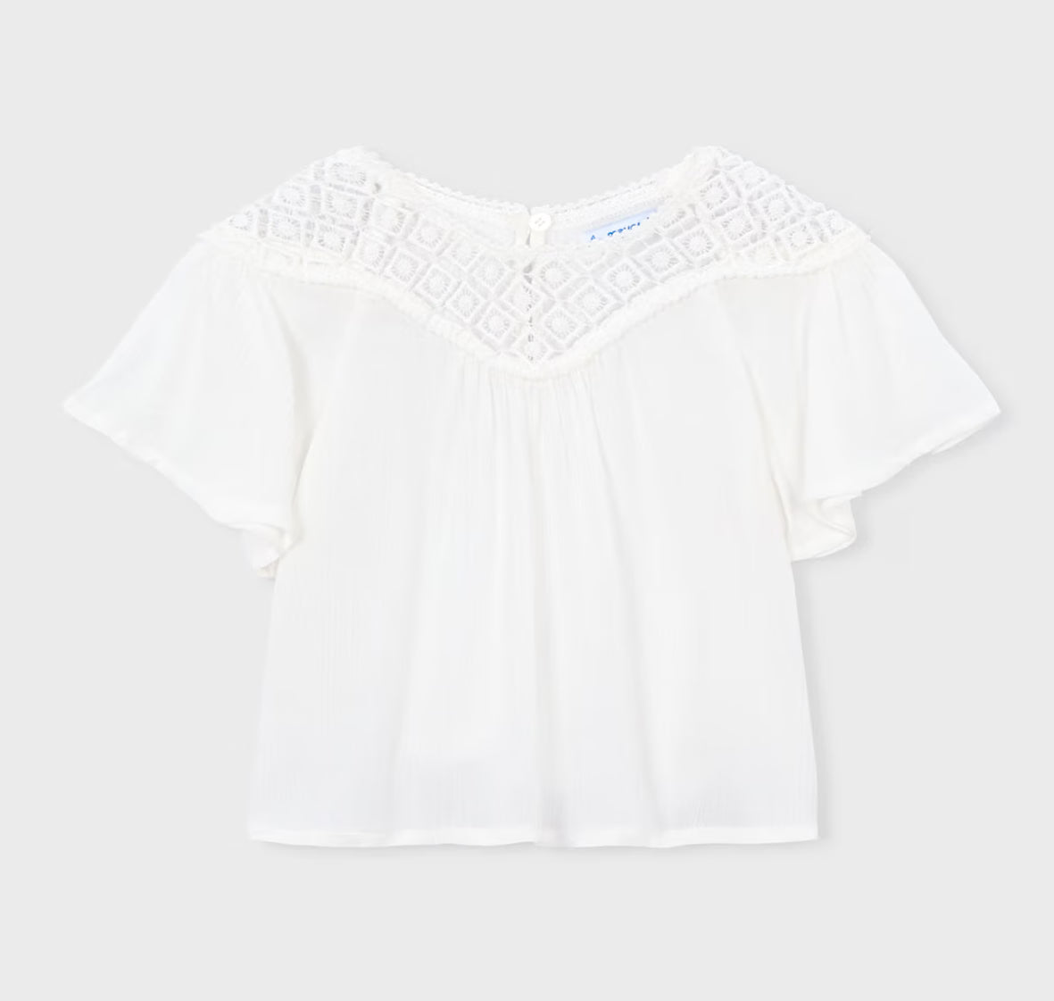 Girl Guipure Blouse