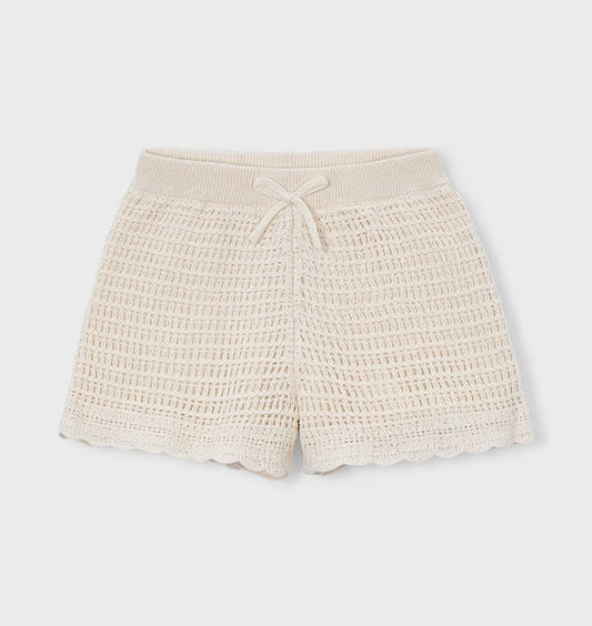 Girls Openwork Shorts