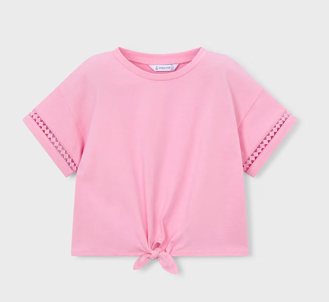 Girls Tie Waist Tee