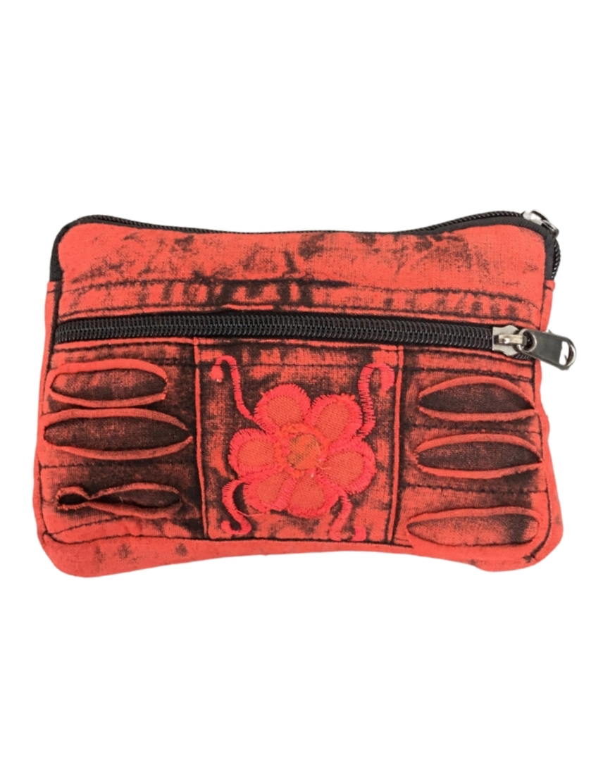 Daisy Razor Cut Coin Purse