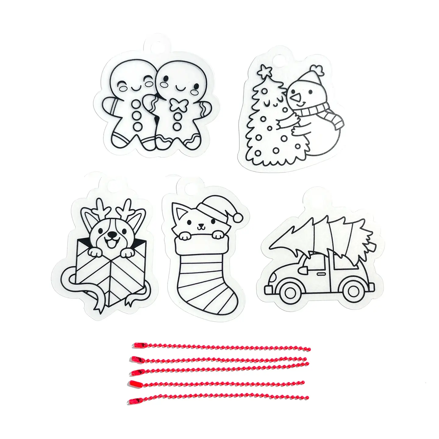 Mini Shrink-Its! DIY Shrink Art Kit - Holly Jolly