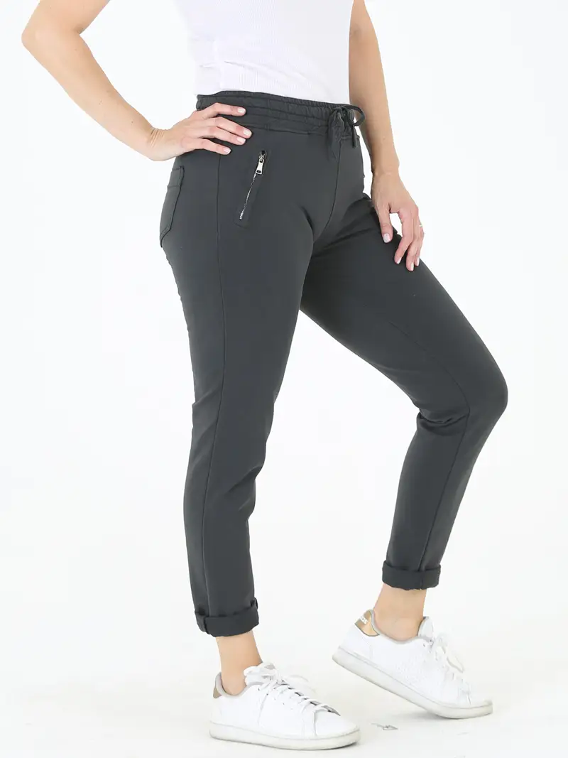 French Terry Joggers w/ Zipper Pocket