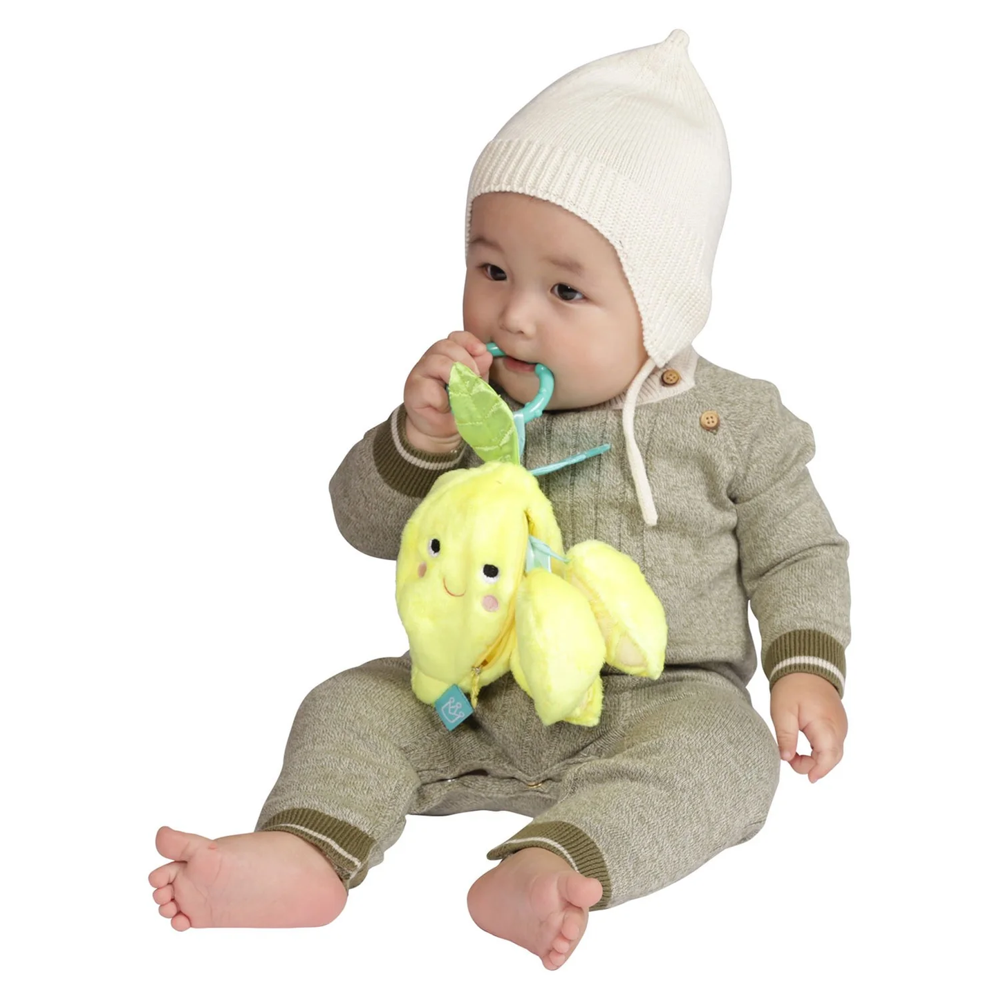 Lemon Take Along Rattle Toy