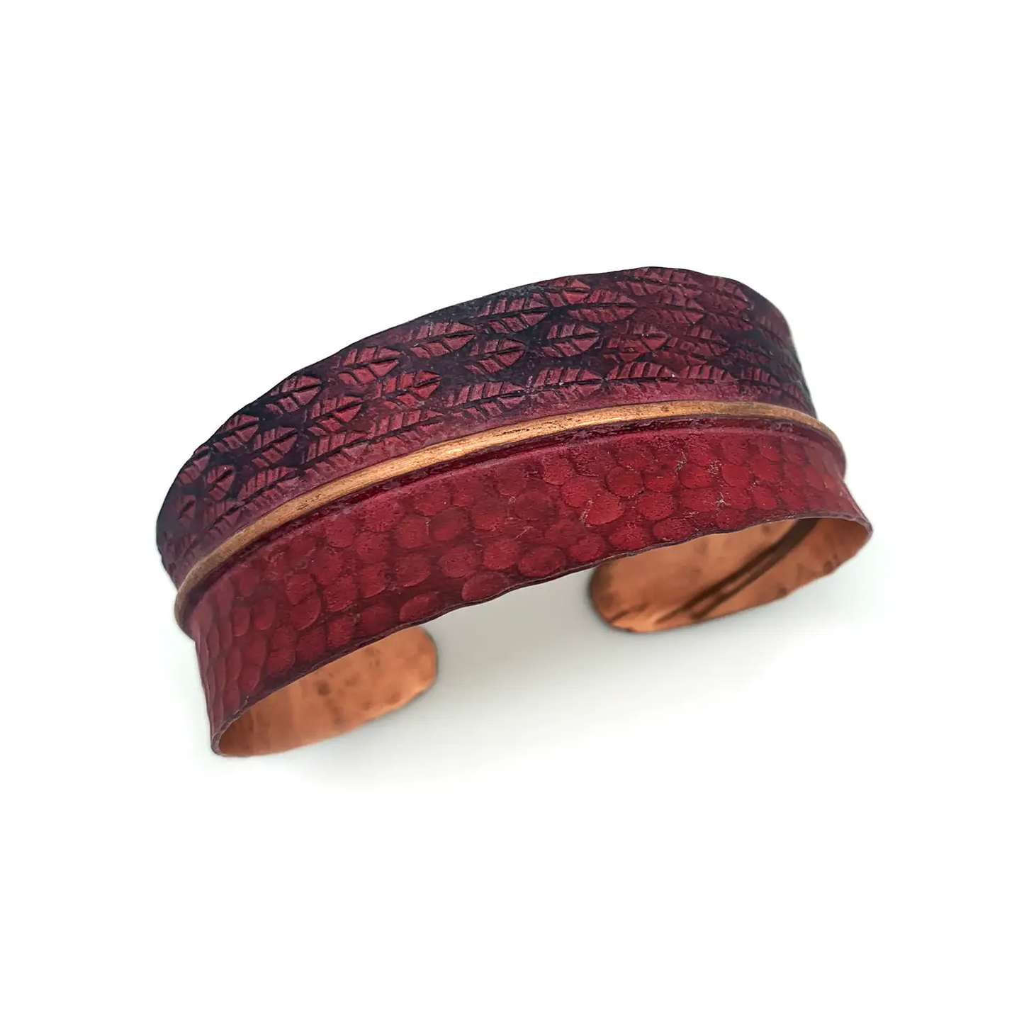 Copper Patina Cuff Bracelet