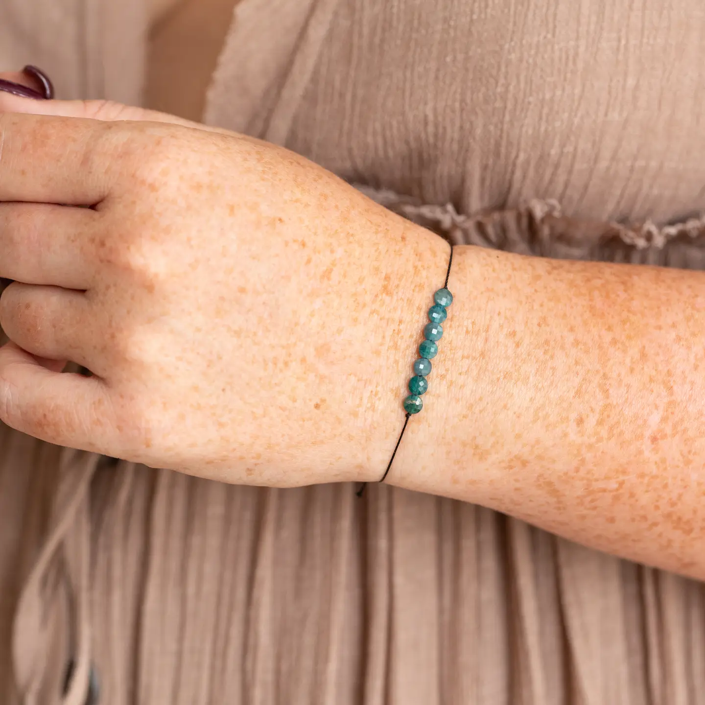 Hummingbird Bracelet Apatite Anything is Possible