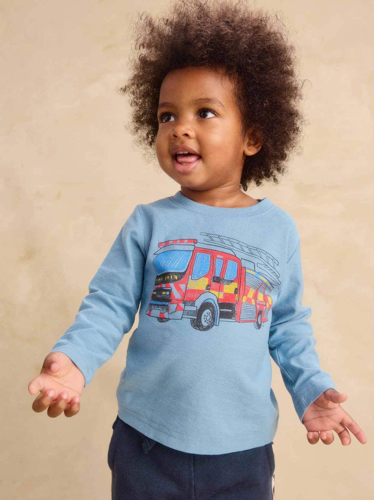 Fire Brigade Long Sleeve Graphic Tee