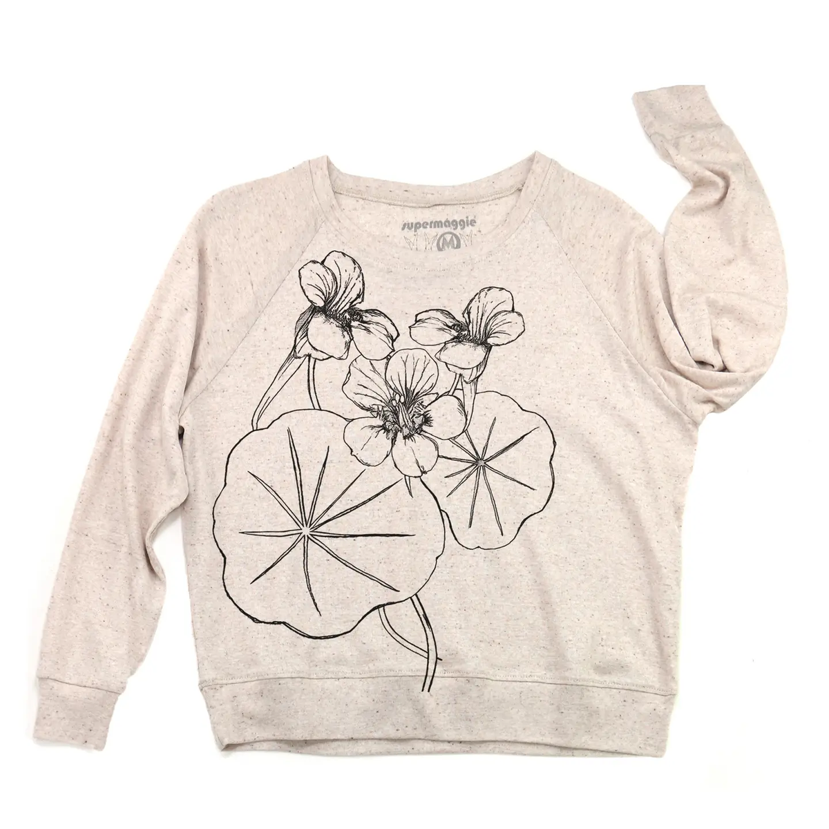 Nasturtiums Flowers Pia Pullover