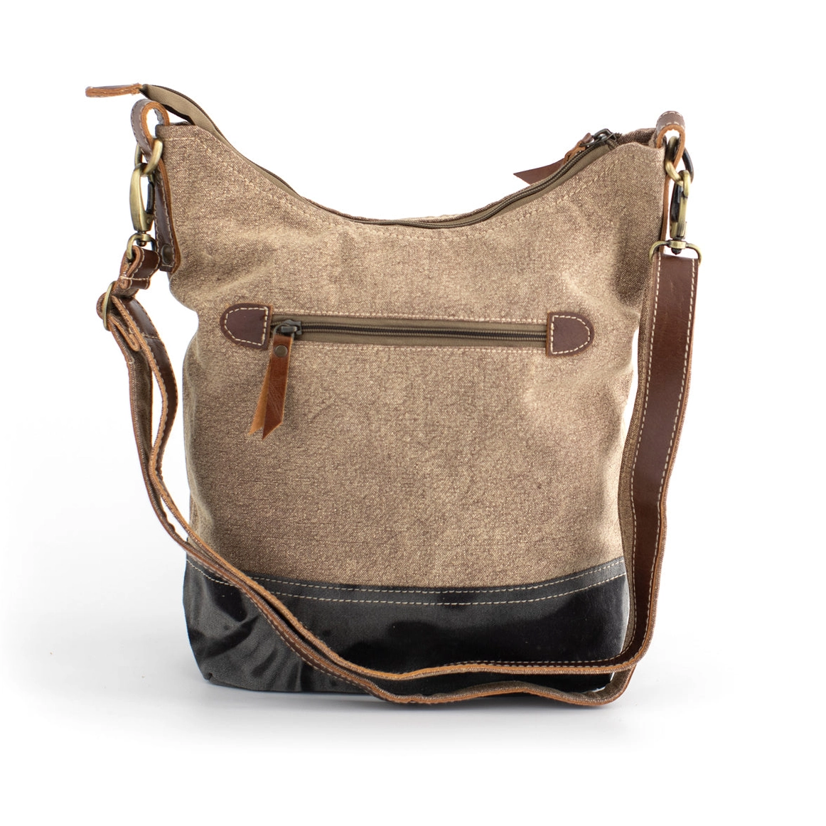 Peony Canvas Hobo Crossbody