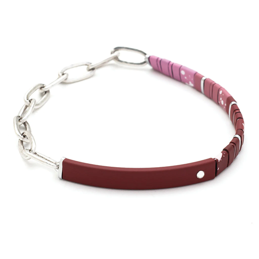 Good Karma Bracelet Ombre Burgundy Gratitude