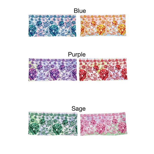 Reversible Floral Headband