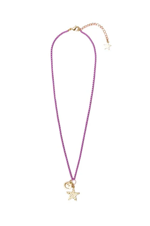 Girls Chic Starshine Smiles Necklace
