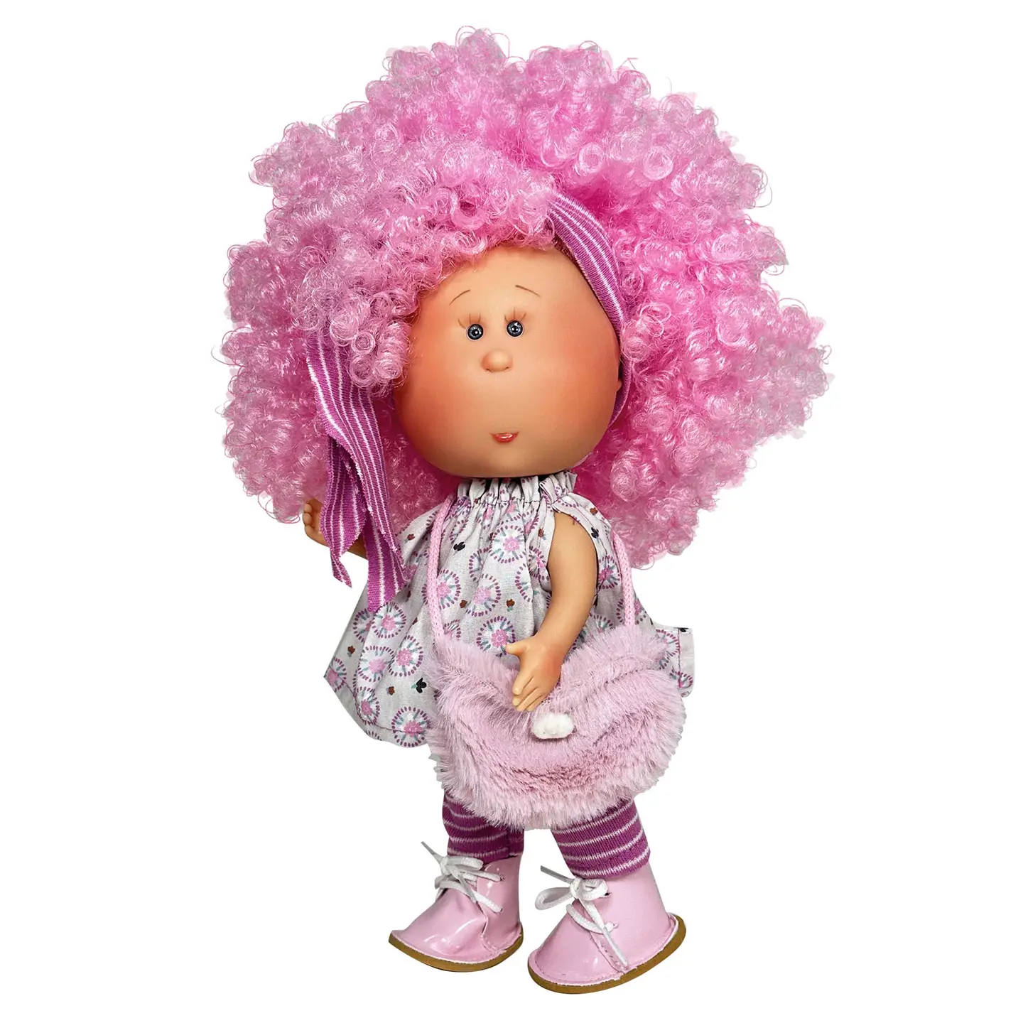 Little Mia Doll Curly Pink Hair