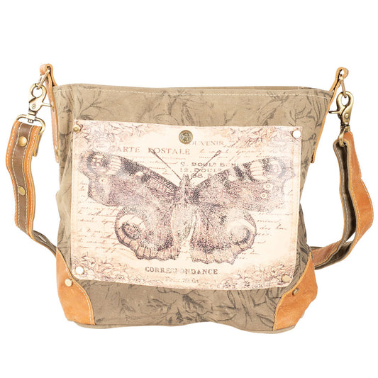 Butterfly Canvas Shoulder Bag