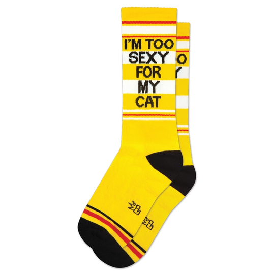 I'm Too Sexy For My Cat Crew Socks