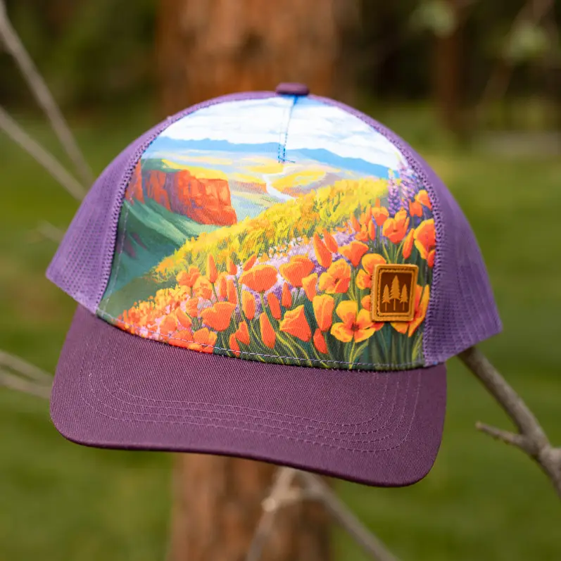 Mountain Poppy Trucker Hat
