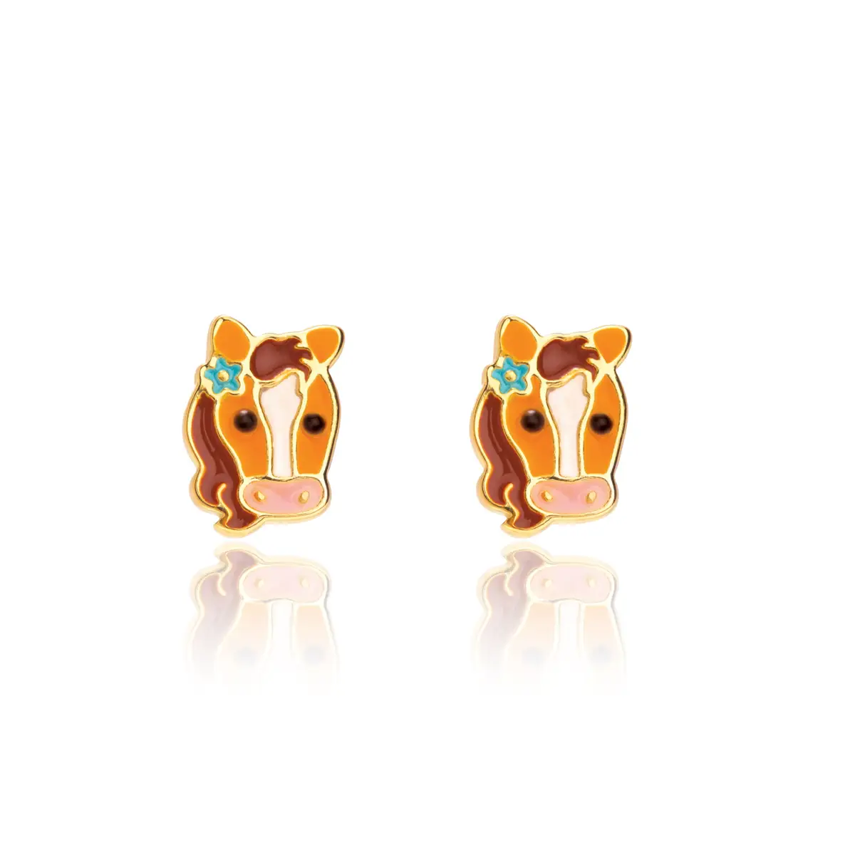 Pretty Pony Stud Earrings