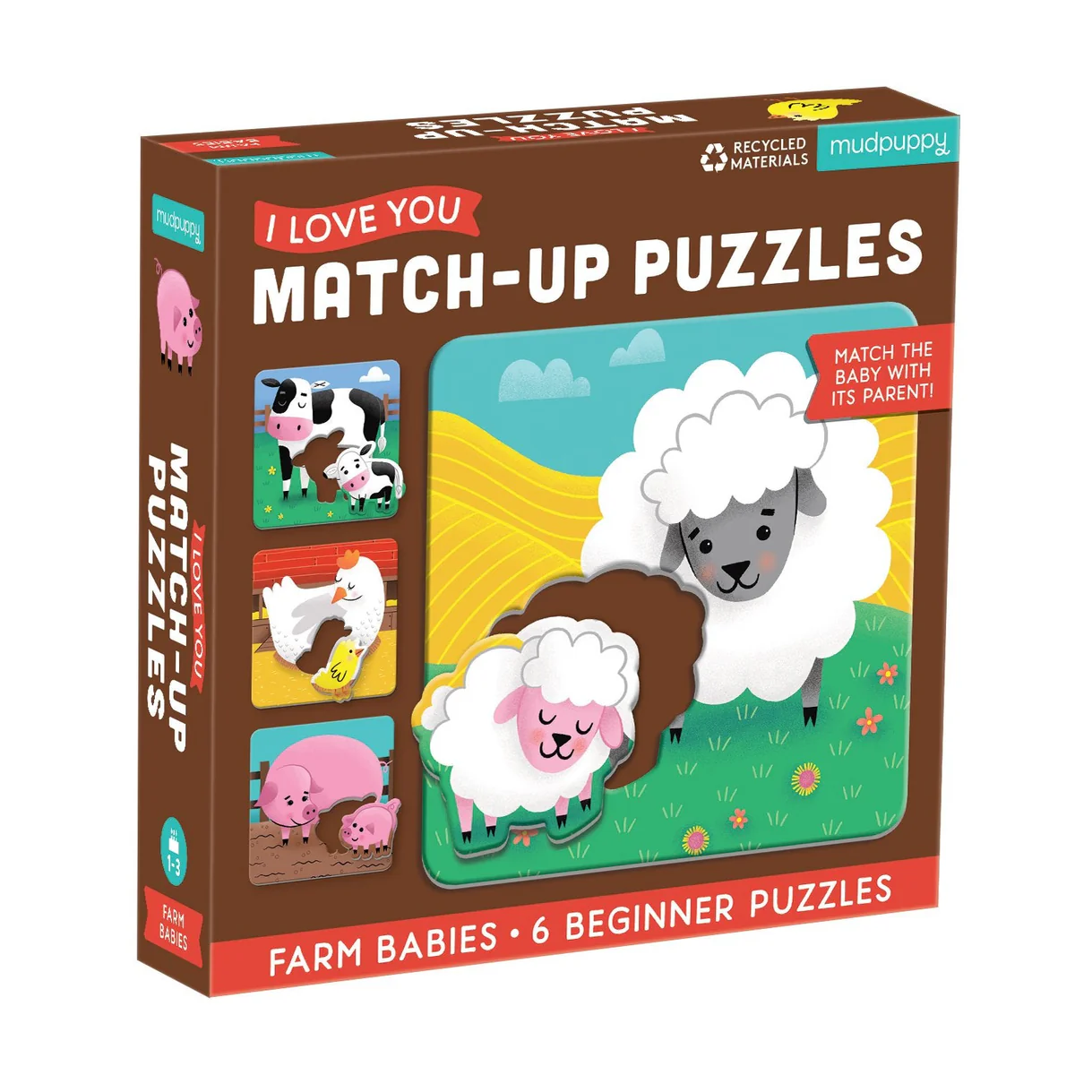 Farm Babies Match Up Puzzle