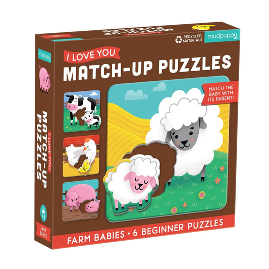 Farm Babies Match Up Puzzle