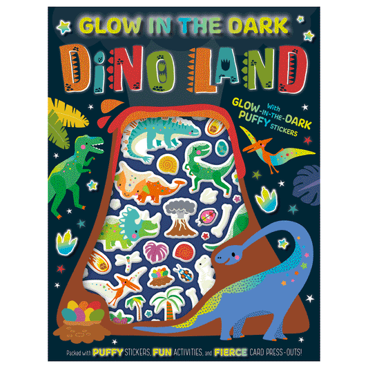 Glow in the Dark Dino Land Activity Book
