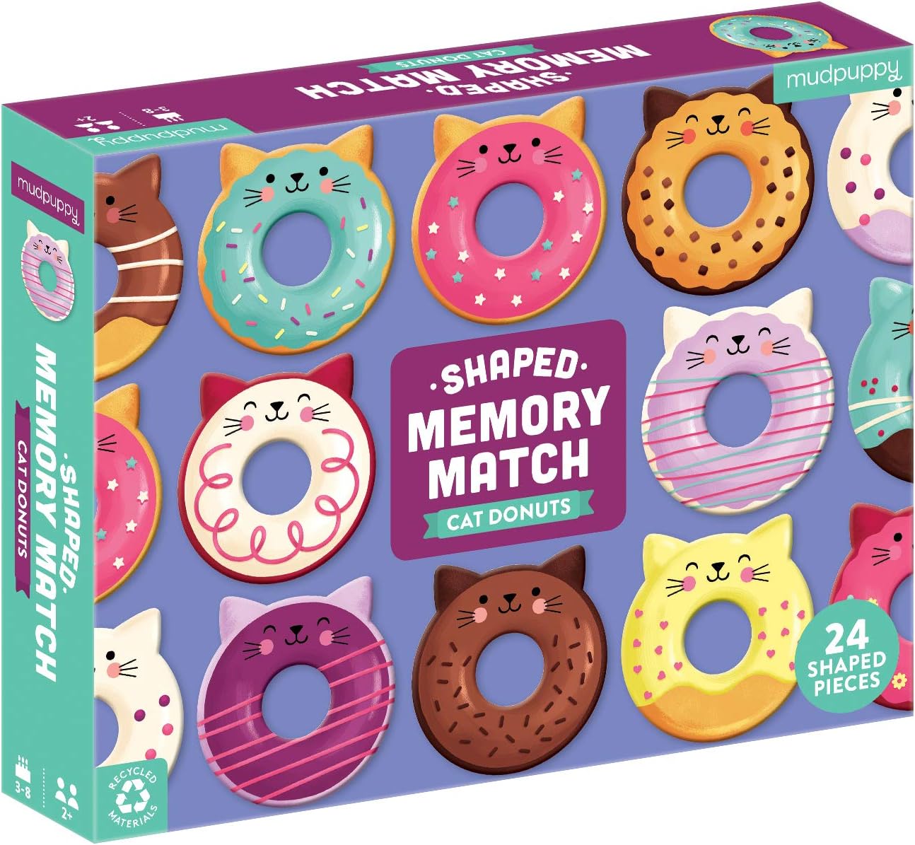 Cat Donuts Memory Match Game
